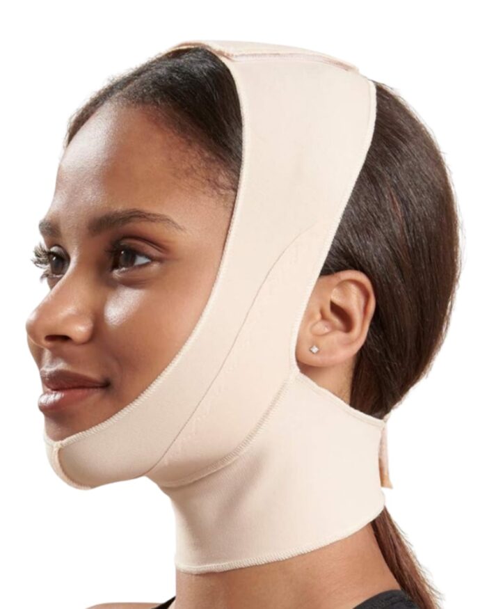 Faja Facial Postquirúrgica – Compresión de Mejillas