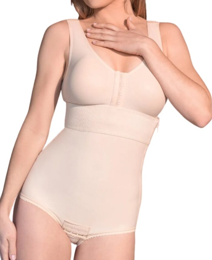 Faja Postquirúrgica Tipo Body con Refuerzo Abdominal