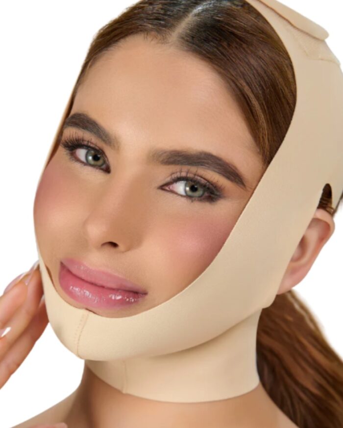 Banda Facial Postquirúrgica para Mentón y Papada